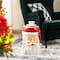 Glitzhome® 16"H Christmas MGO Santa Stool or Accent Table